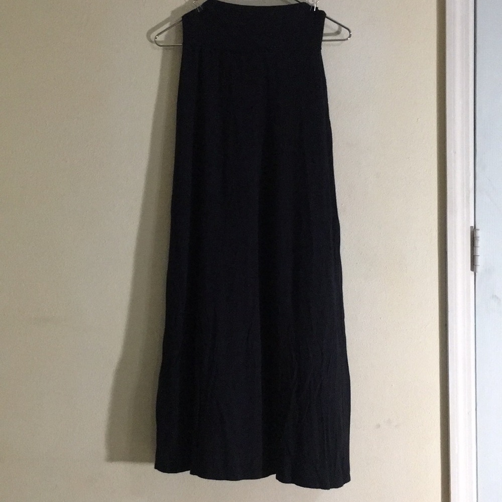 Black maxi skirt